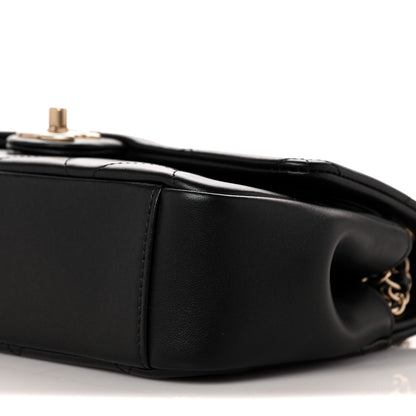 Chanel Lambskin Small Chain Handle Flap Bag Black 9 of 9