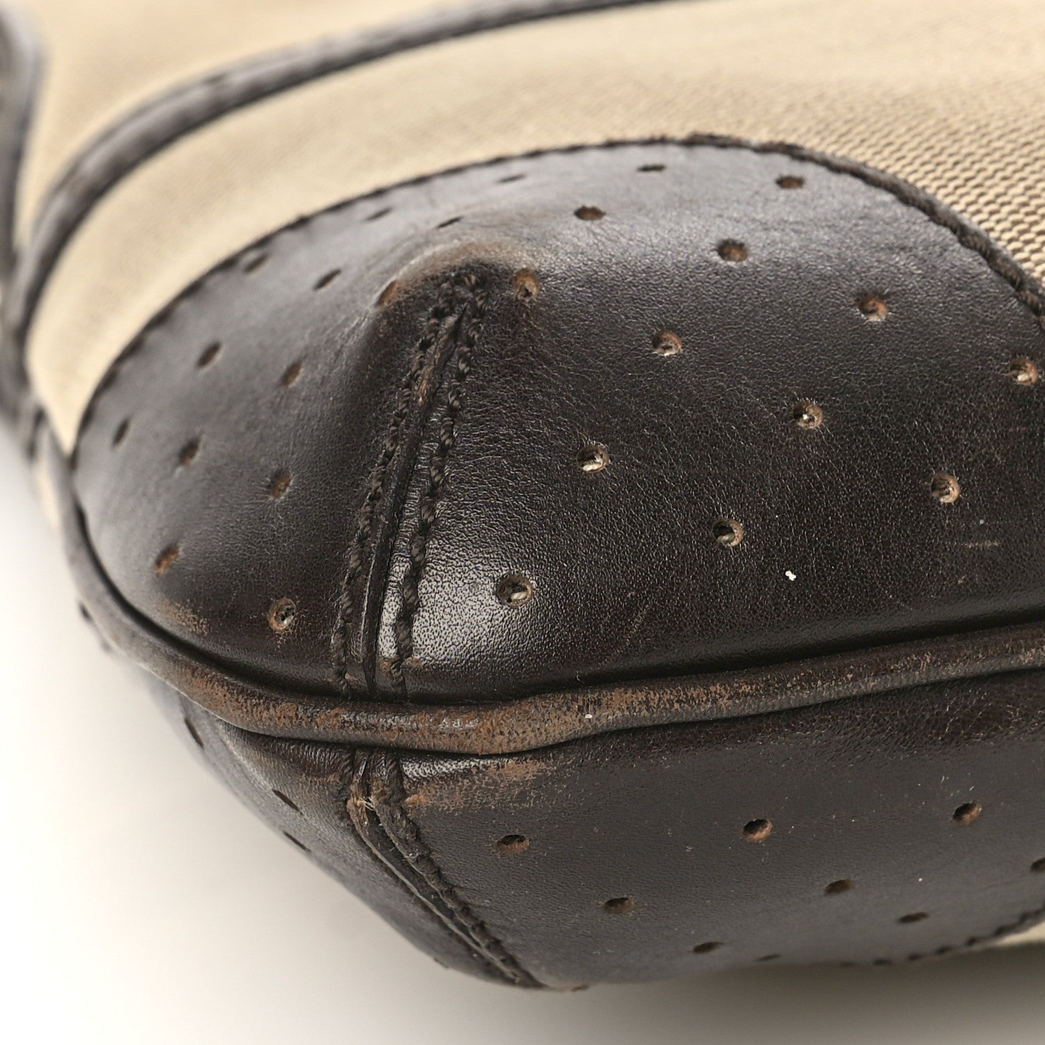 Gucci Canvas Web GG Reins Hobo Brown 8 of 11