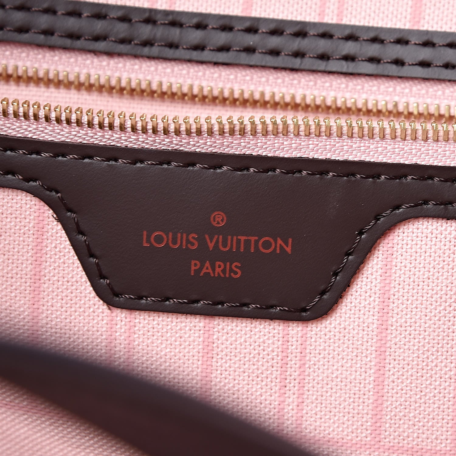 Louis Vuitton Damier Ebene Neo Neverfull MM Rose Ballerine 7 of 12
