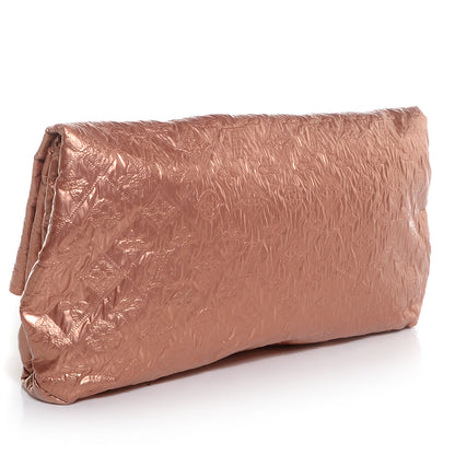 Louis Vuitton Jacquard Quilted Monogram Limelight Clutch GM Rose Gold 3 of 7