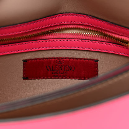 Valentino Garavani Nappa Rockstud Wristlet Clutch Fuxia Fluo 6 of 6