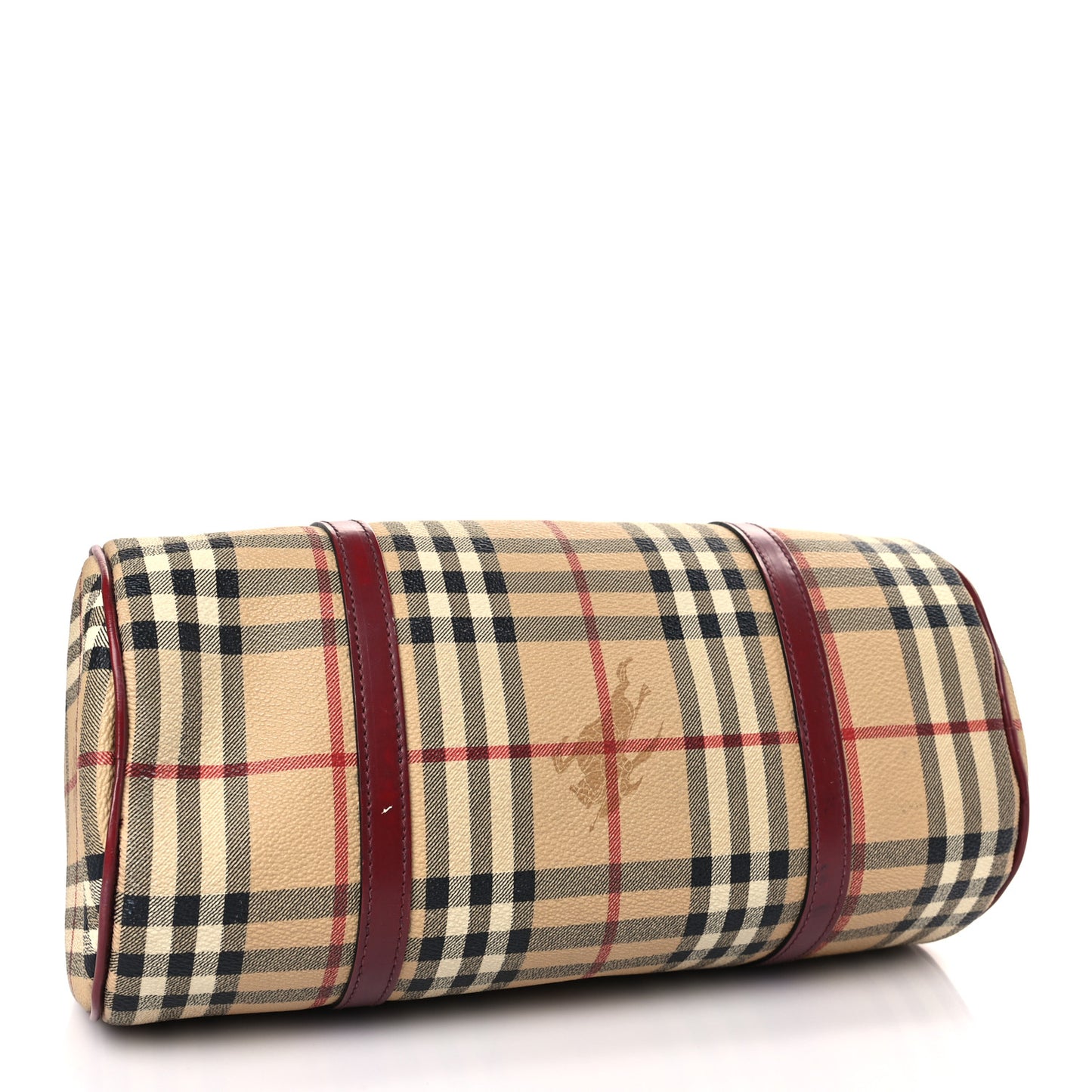 Haymarket Check Barrel Bag Brown