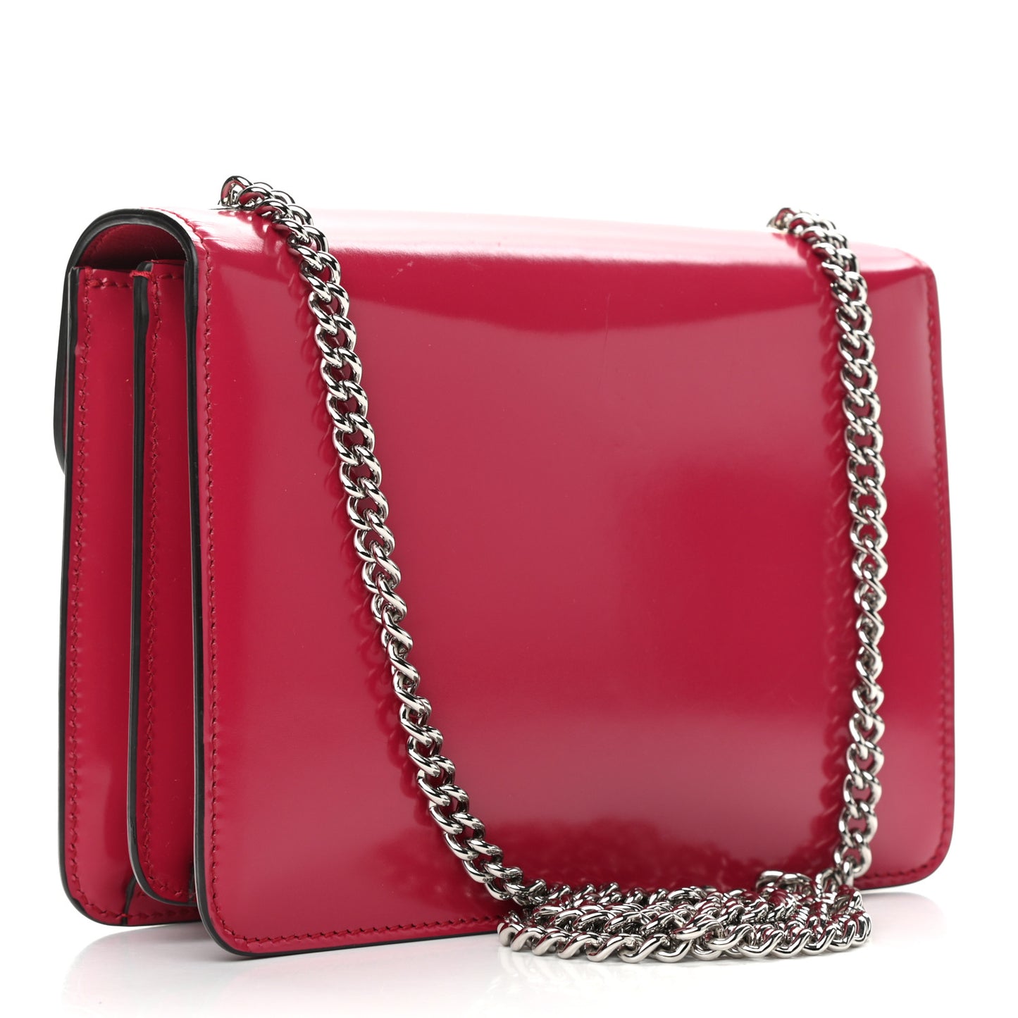 Shade Lux Calfskin Small Interlocking G Shoulder Bag Petunia