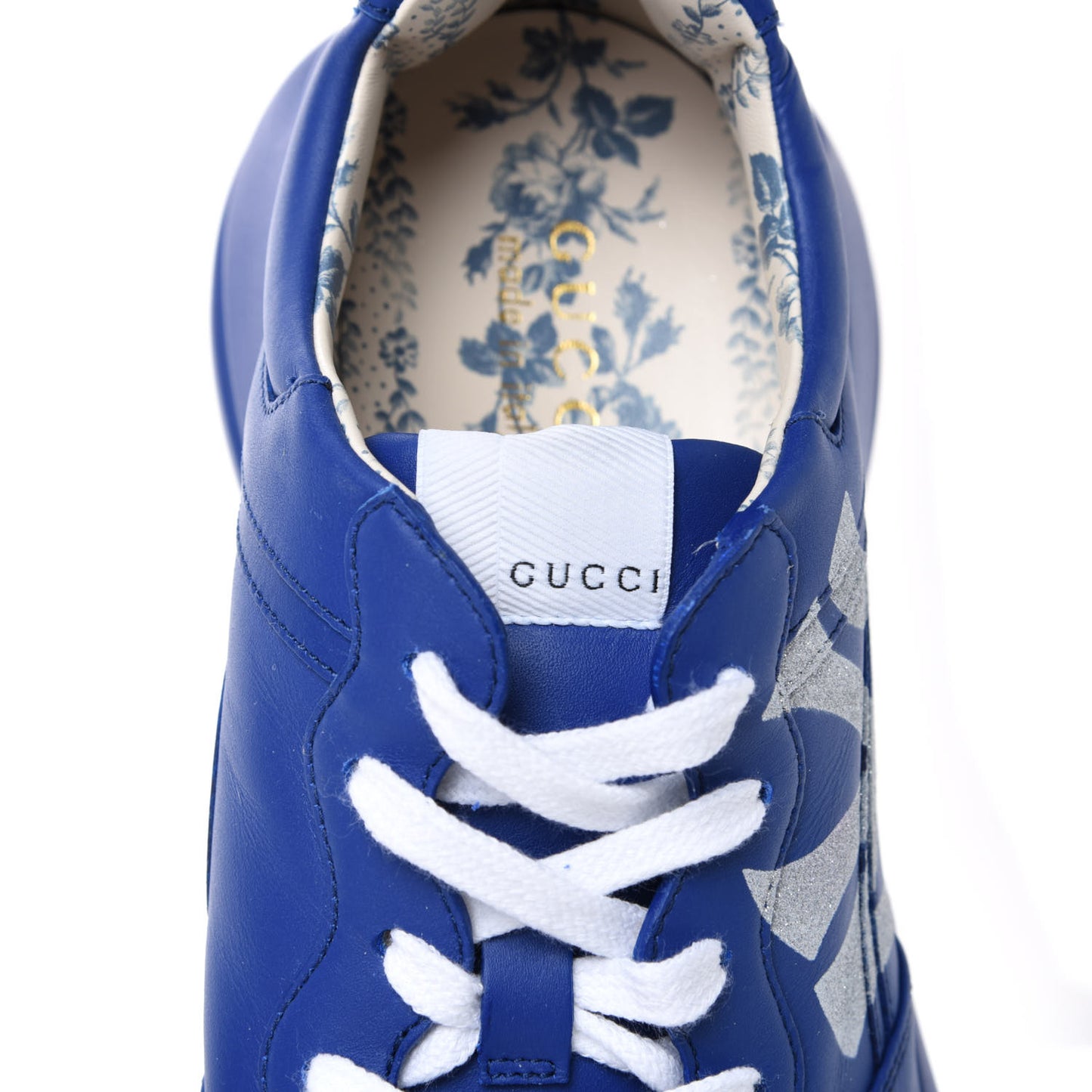 X MLB Calfskin NY Yankees Mens Rhyton Sneakers 11.5 Electric Blue
