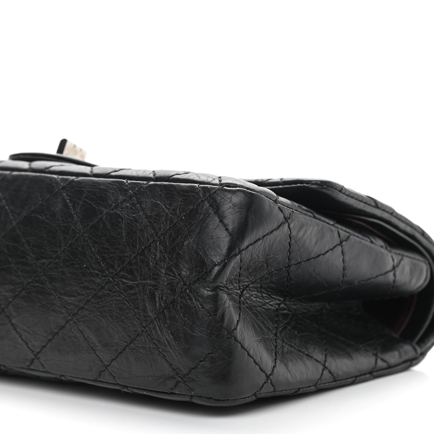 Chanel Aged Calfskin Quilted 2.55 Reissue 225 Flap Black 10 of 13