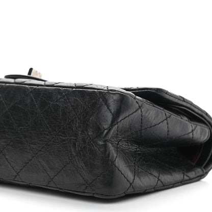 Chanel Aged Calfskin Quilted 2.55 Reissue 225 Flap Black 10 of 13