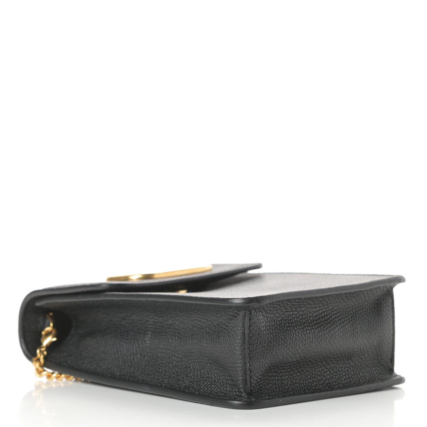 Valentino Garavani Calfskin Vlogo Phone Pouch Black 4 of 12