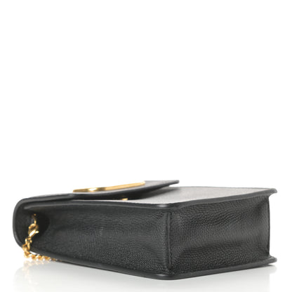 Valentino Garavani Calfskin Vlogo Phone Pouch Black 4 of 12
