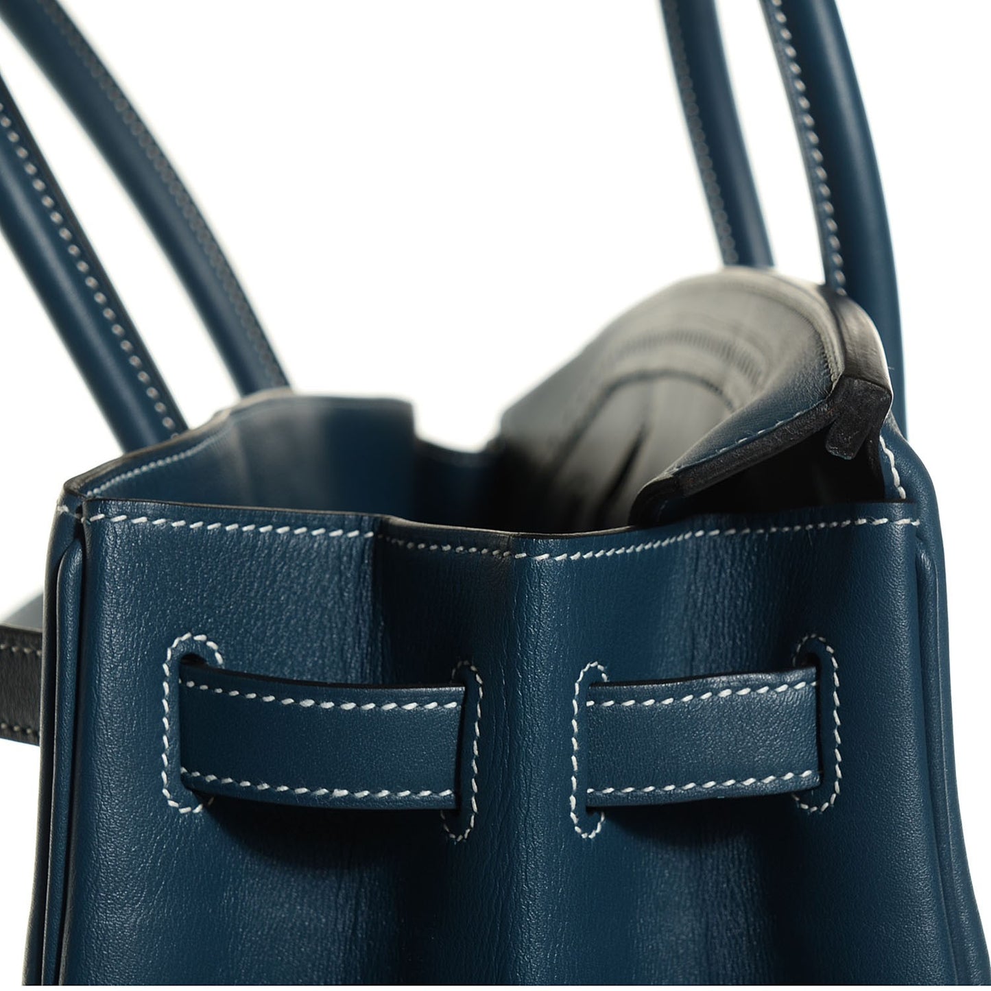 Swift Toile Ghillies Birkin 40 Bleu De Prusse