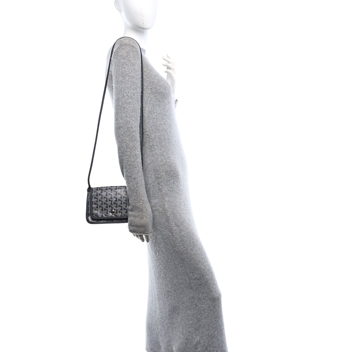 Goyard Goyardine Plumet Wallet Clutch Grey 2 of 9