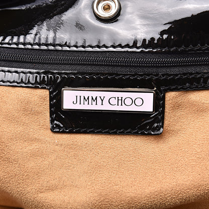 Jimmy Choo Patent Lola Oversized Tote Black 6 of 11