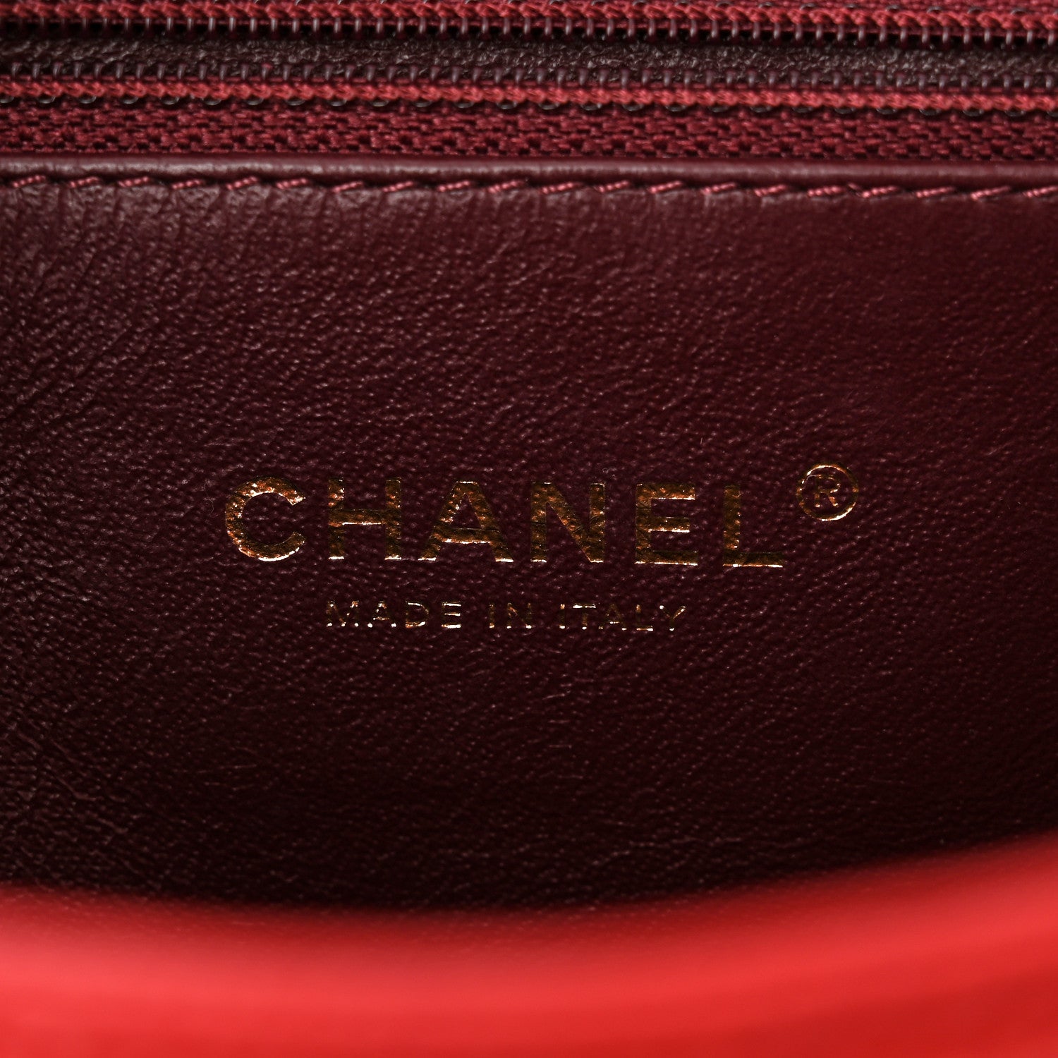 Chanel Caviar Quilted Small CC Filigree Flap Red 6 of 10