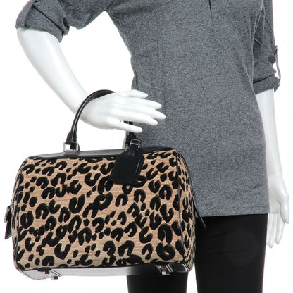 Louis Vuitton Jacquard Velvet Leopard Print Stephen Sprouse Speedy 2 of 8