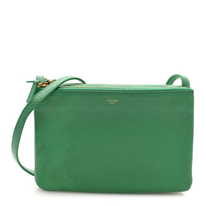 Celine Goatskin Small Trio Crossbody Bag Palm 1 of 11