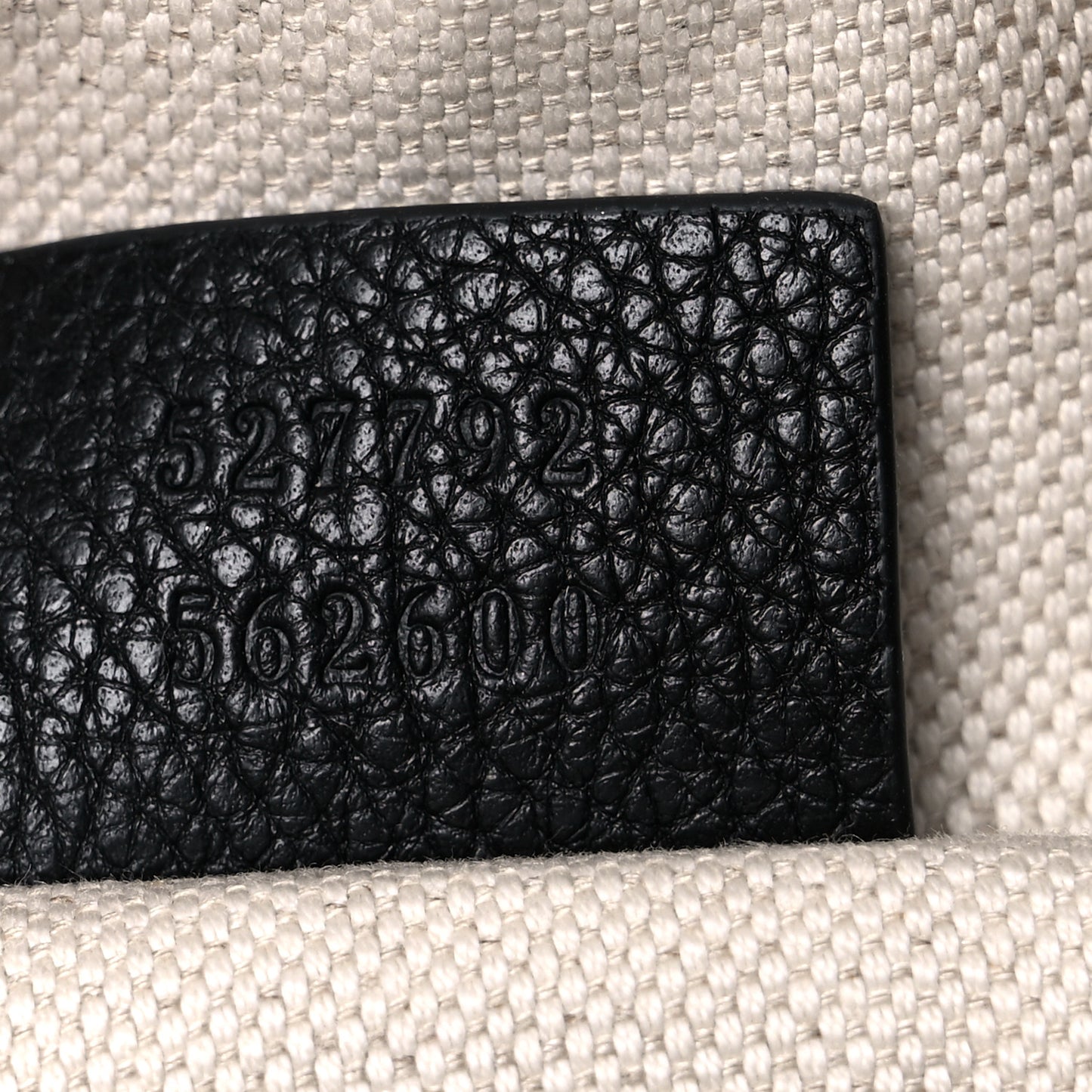 Grained Calfskin Small Logo Belt Bag Black