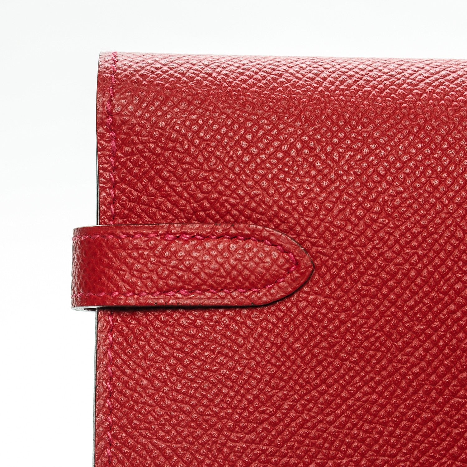 Hermes Epsom Kelly Longue Wallet Rouge Casaque 12 of 12