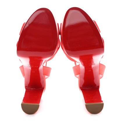 Christian Louboutin Crepe Satin Supermariza 130 Sandals 38 Ole 5 of 8