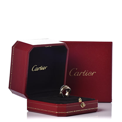 Cartier 18K Pink Yellow White Gold Les Must De Trinity Ring 46 3.75 5 of 5