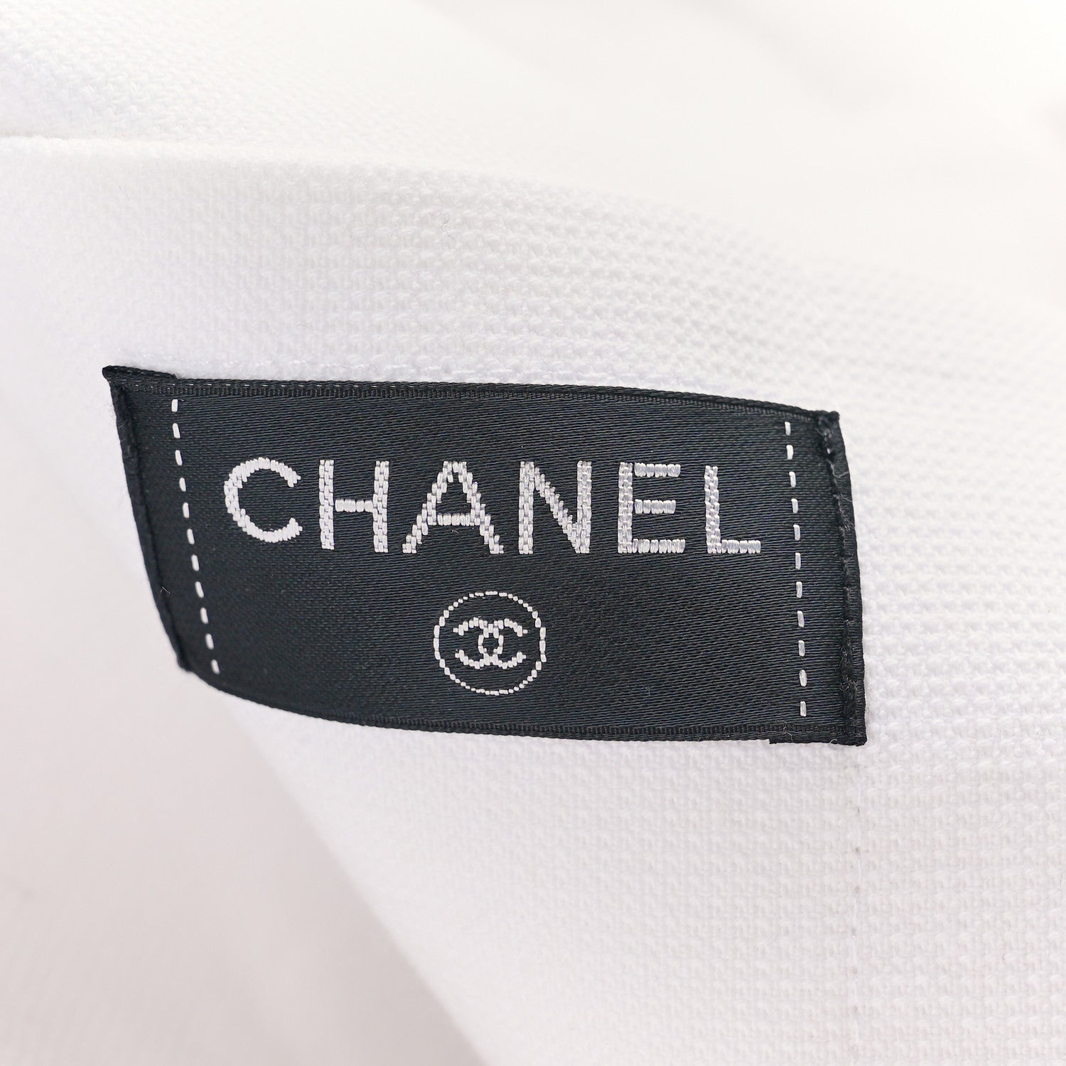 Chanel Terry Cotton Beach Tote Towel Set White Multicolor 7 of 10