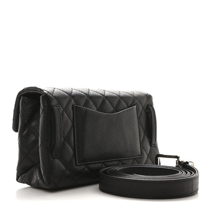 Chanel Grained Calfskin Quilted 2.55 Reissue Flap Belt Bag Clutch Black 4 of 18