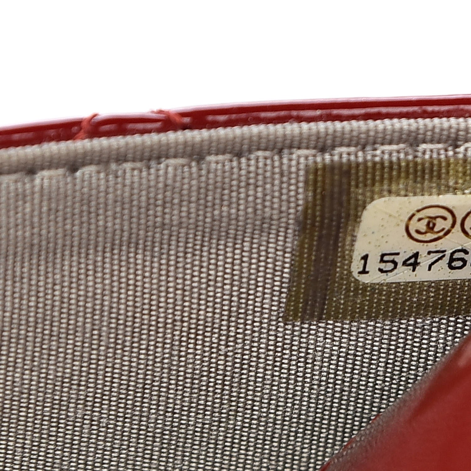 Chanel Patent Quilted Brilliant Wallet On Chain WOC Red 8 of 13