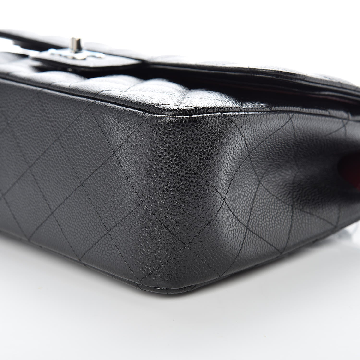 Chanel Caviar Quilted Jumbo Double Flap Black 12 of 12
