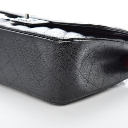 Chanel Caviar Quilted Jumbo Double Flap Black 12 of 12