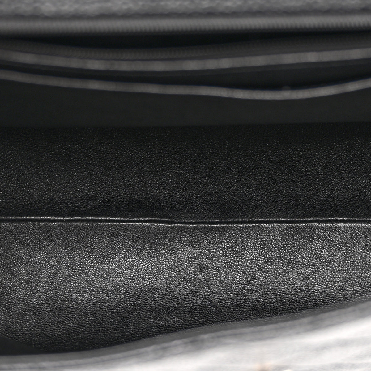 Caviar Quilted Jumbo Kelly Flap Black