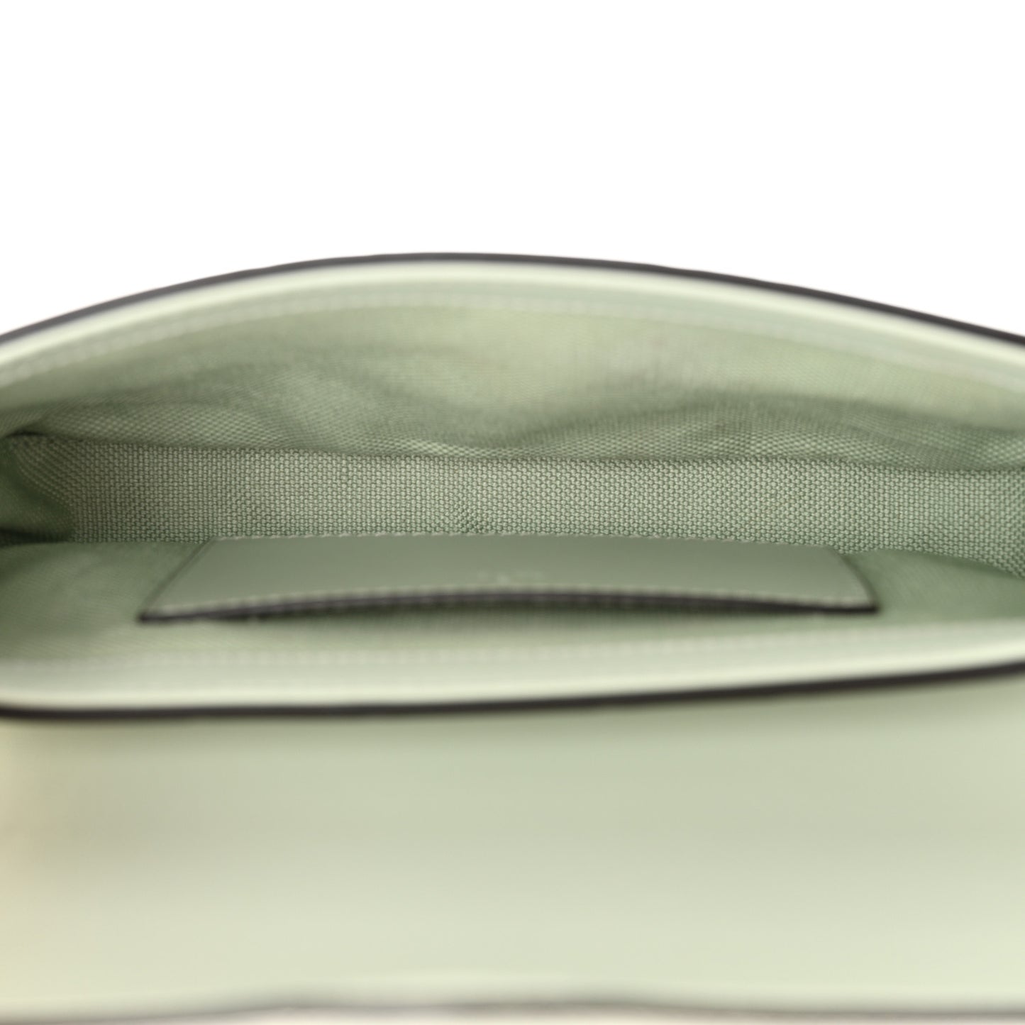 Calfskin GG Super Mini Shoulder Bag Pale Green