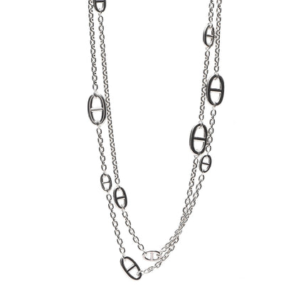 Hermes Sterling Silver Farandole Necklace 120 1 of 4