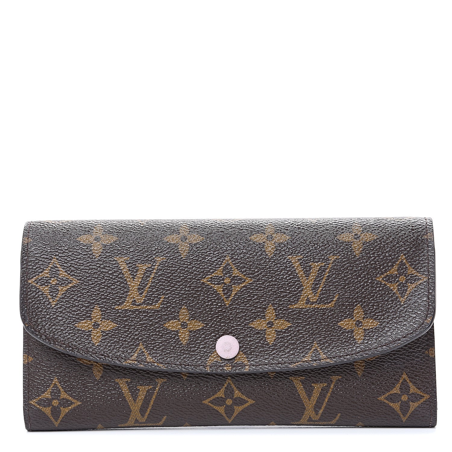 Louis Vuitton Monogram Emilie Wallet Rose Ballerine 1 of 10
