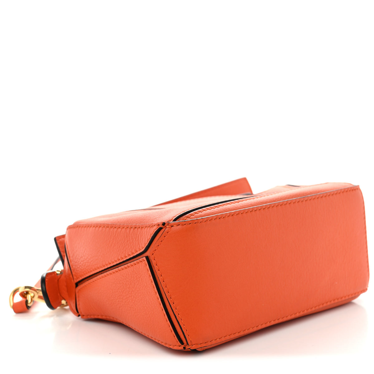 Loewe Calfskin Mini Puzzle Bag Orange 4 of 11