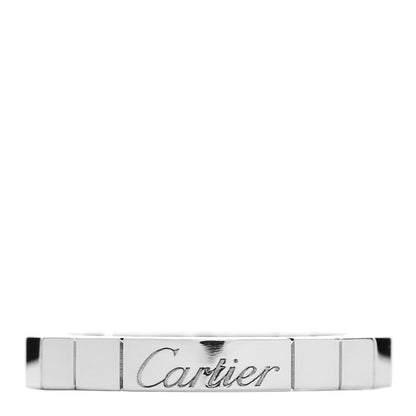 Cartier 18K White Gold Lanieres Ring 51 5.75 1 of 4