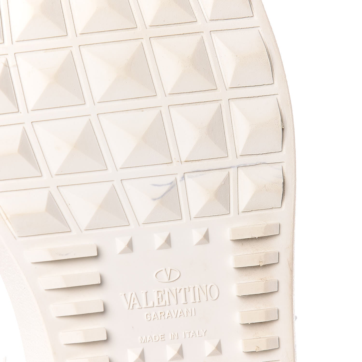 Valentino Garavani Calfskin Mens Rockstud Untitled Open Sneakers 42 White 10 of 11