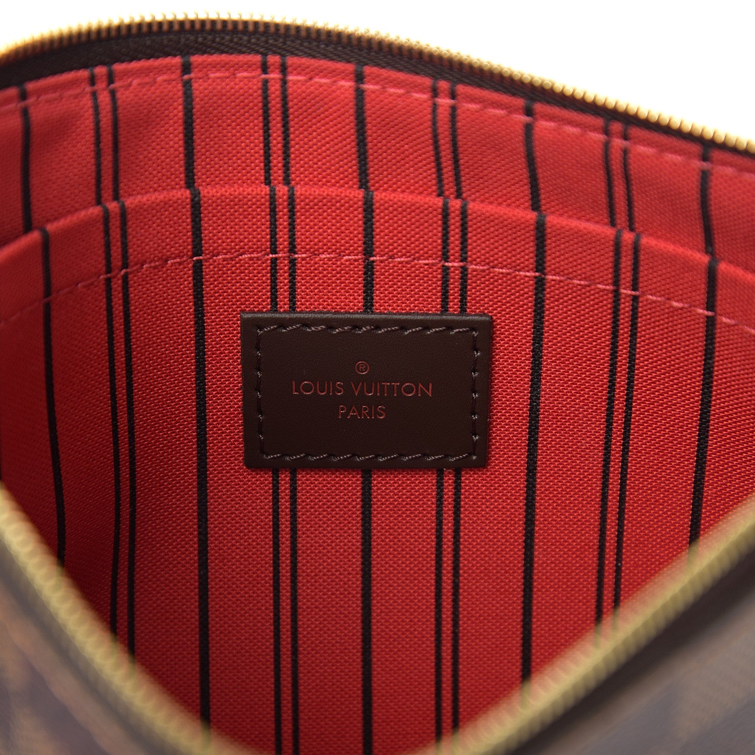Louis Vuitton Damier Ebene Neverfull MM GM Pochette 5 of 7