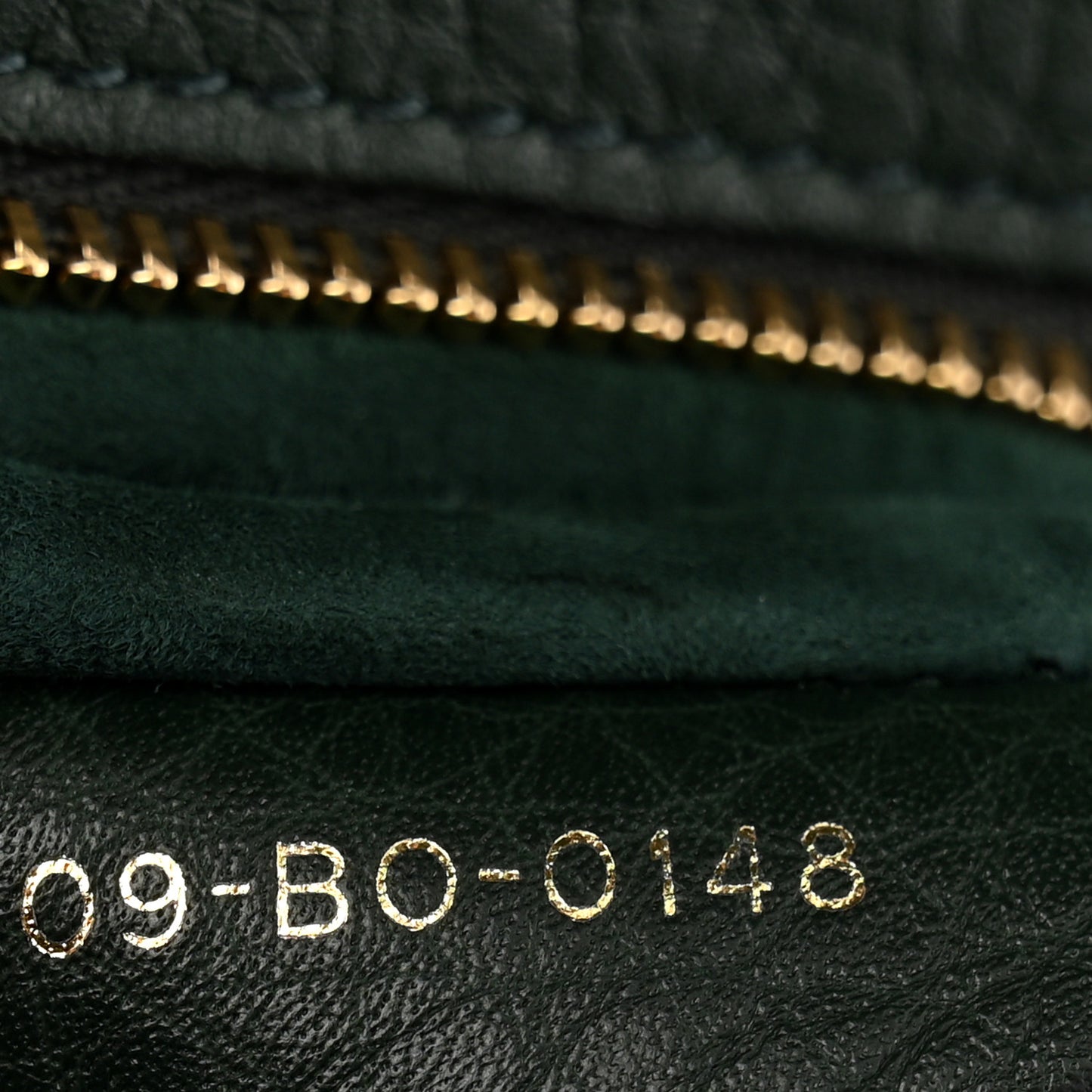 Grained Calfskin Medium Diorama Flap Bag Green