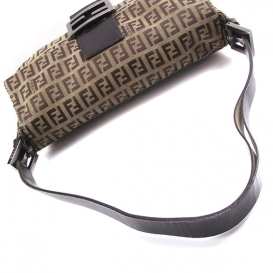 Fendi Zucchino Baguette Tote Brown 6 of 14