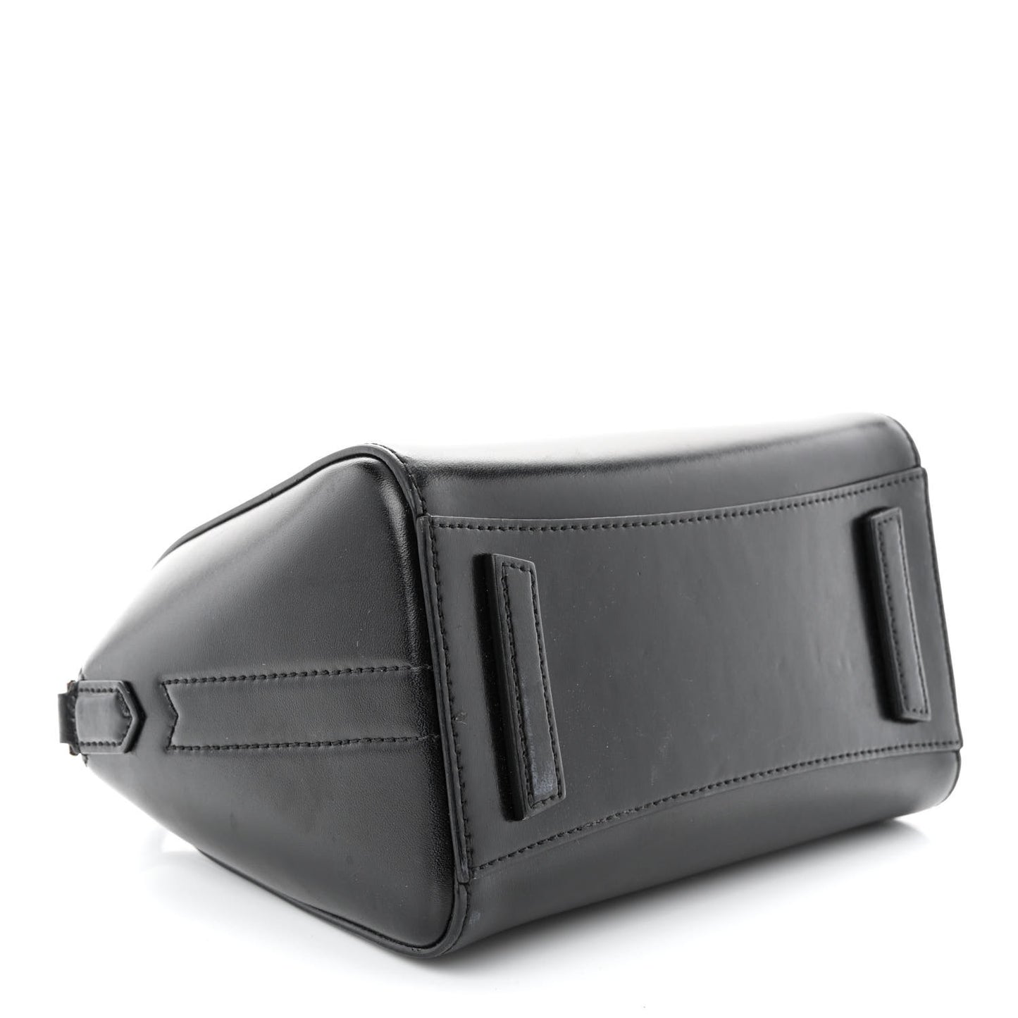 Shiny Lord Calfskin Mini Antigona Black