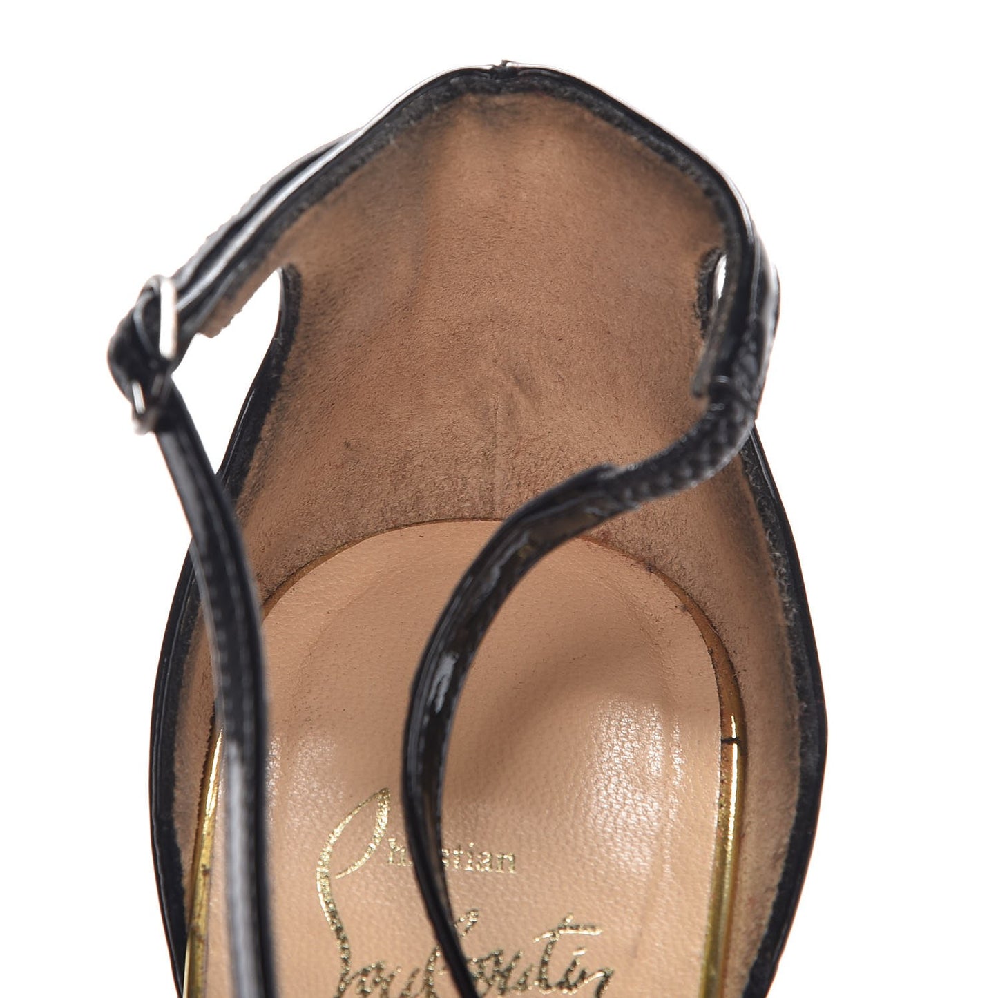 Patent Loubi Zeppa 140 Wedges 37.5 Black Red