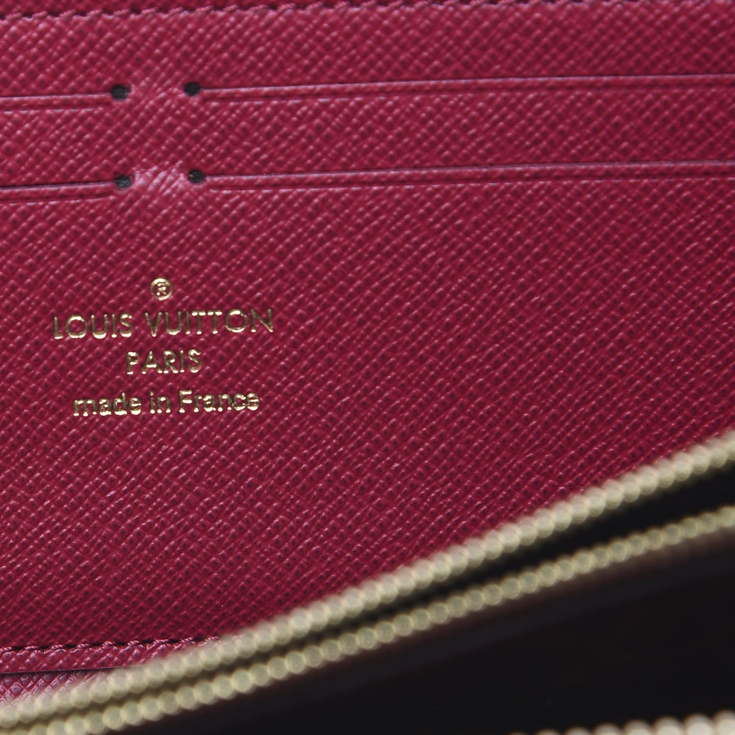 Monogram Clemence Wallet Fuchsia