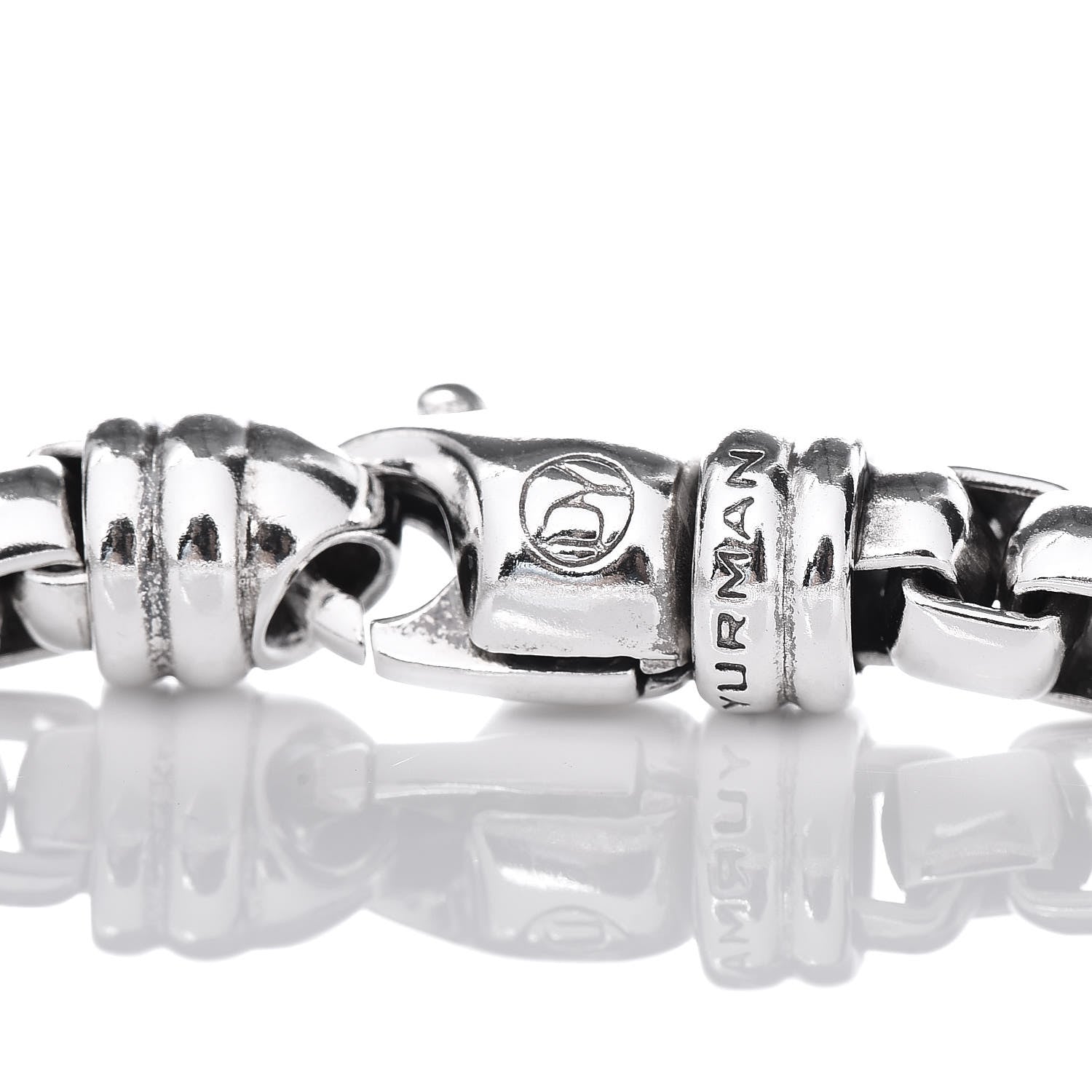 David Yurman Sterling Silver 5mm Box Chain Bracelet 4 of 4