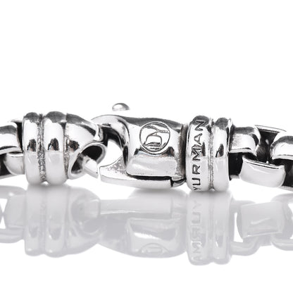 David Yurman Sterling Silver 5mm Box Chain Bracelet 4 of 4