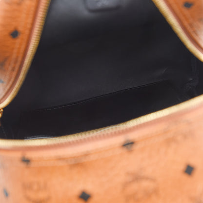 MCM Visetos Small Side Stud Stark Backpack Cognac 5 of 11
