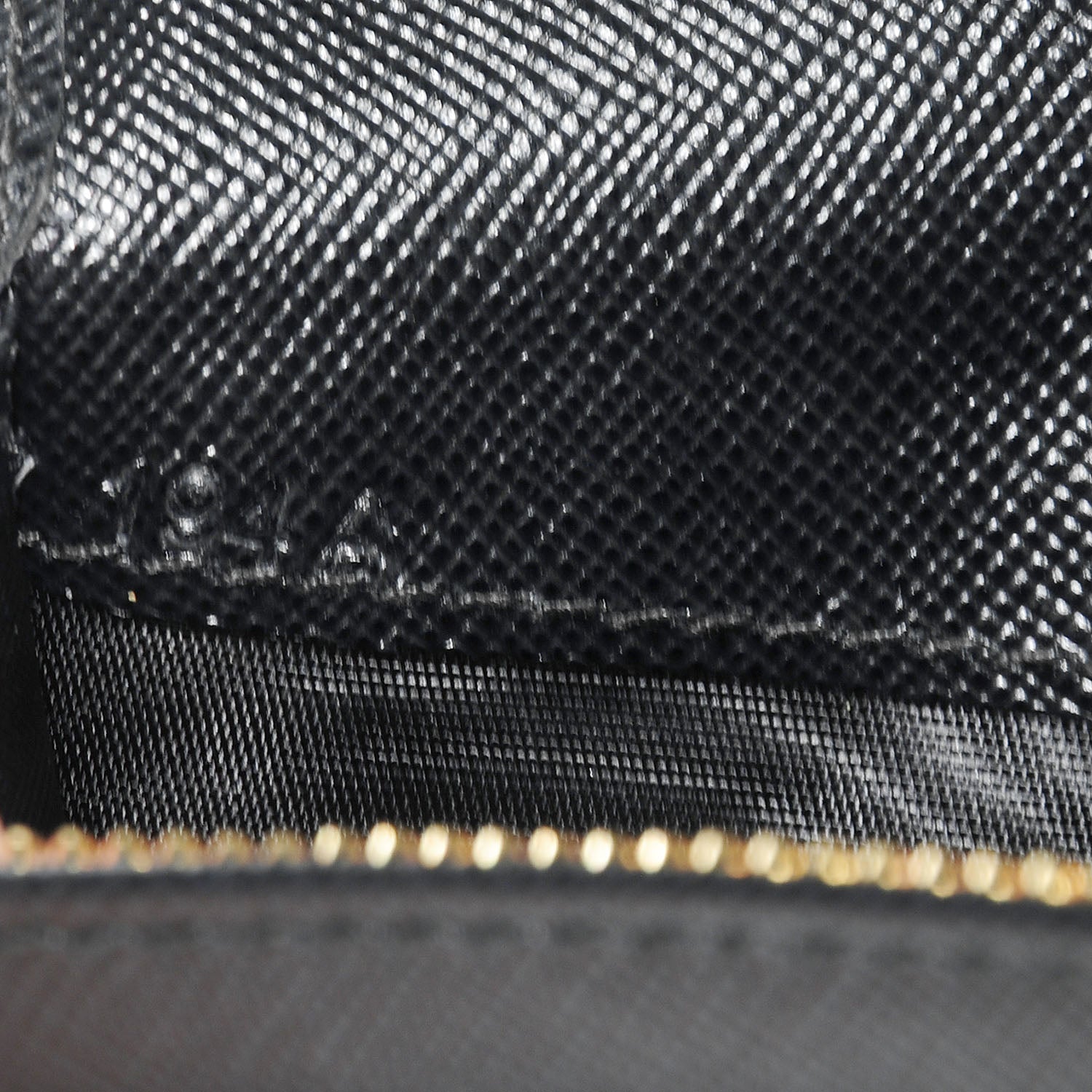 Prada Saffiano Metal Continental Wallet Nero Black 9 of 9