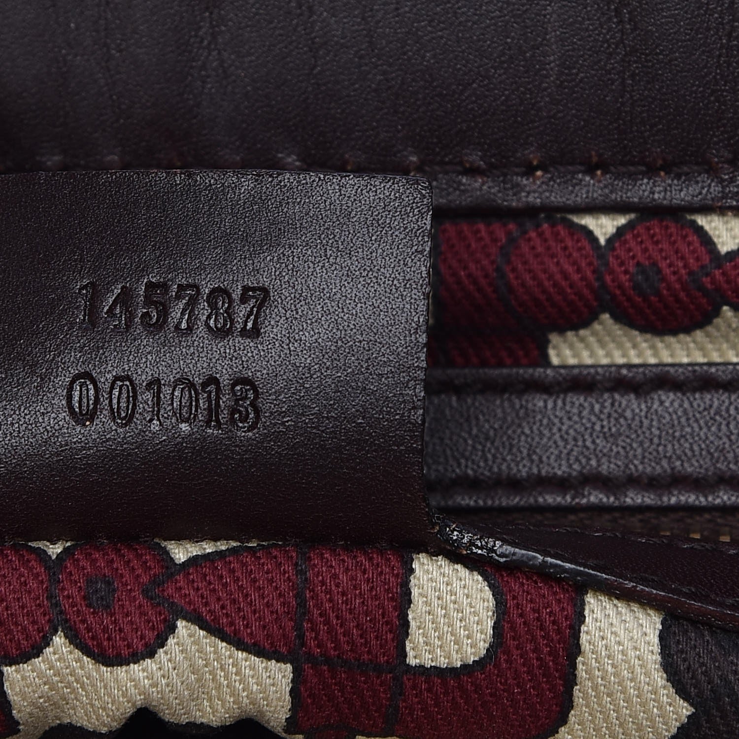 Gucci Guccissima Medium Punch Top Handle Tote Brown 6 of 12
