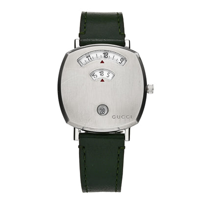 Gucci Stainless Steel Calfskin 35mm Grip Quartz Watch Green 1 of 5