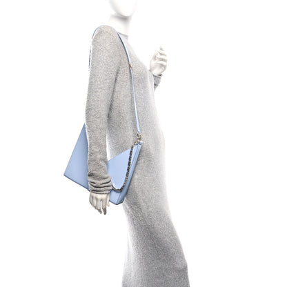Givenchy Box Calfskin Small Cut Out Shoulder Bag Light Blue 2 of 10