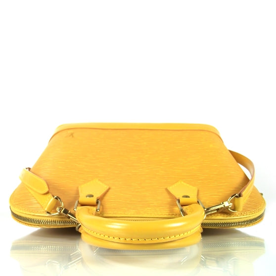 Louis Vuitton Epi Alma Yellow 4 of 9