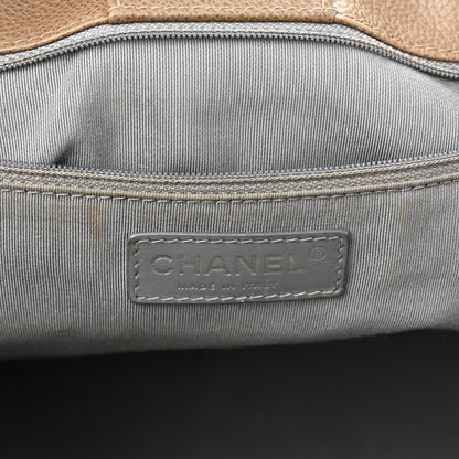 Chanel Calfskin Cerf Executive Shopper Tote Light Brown 6 of 12