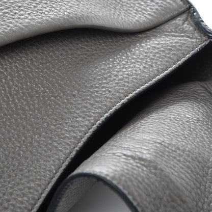 Tom Ford Pebbled Calfskin Alix Zip Hobo Dark Gray 8 of 11